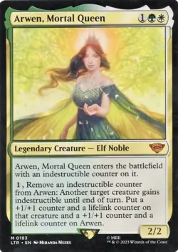 Arwen, Mortal QueenÂ The Lord of the Rings Tales of Middle-Earth NM MTG Card - Image 1