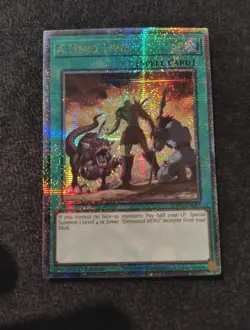 Yugioh A Hero Lives RA04-EN087 1st Ed Quarter Century Secret Rare NM - Image 1