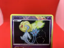 Uxie LV.55 43/146 Awakining Legends Reverse Holo Promo Pokemon Card English 2008 - Image 2