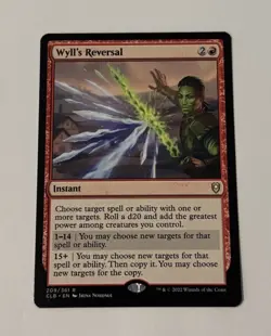 MTG Wyll's Reversal - Commander Legends: Battle for Baldur's Gate NM - Image 1