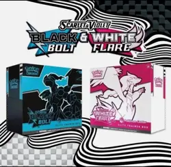 Pokemon White Flare and Black Bolt Pokemon Center ETB Elite Trainer Box Preorder - Image 1