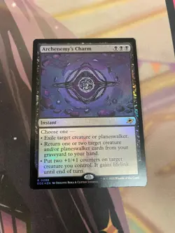 MTG - ARCHENEMY'S CHARM - FOIL - RARE - EOE - NM - Image 1