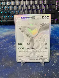 Reshiram ex 173 Pokemon Special BWR Double Rare White Flare English NM Full Art - Image 1