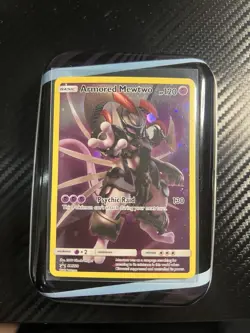 FULL ART Armored Mewtwo HOLO Promo SM228 Pokemon Collector's Chest 2019 - LP/NM - Image 1