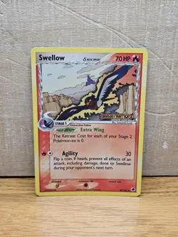 Swellow 40/101 Delta Species Dragon Frontiers Reverse Holo Pokémon Card TCG - Image 1