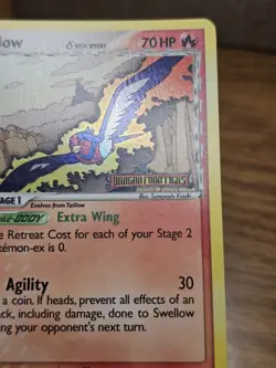 Swellow 40/101 Delta Species Dragon Frontiers Reverse Holo Pokémon Card TCG - Image 15