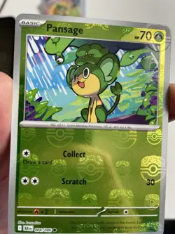 Pokémon TCG Pansage 004/086 holo - Black Bolt - Master Ball Pattern - English - Image 9