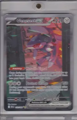 Genesect EX 169/086 BWR SV10 Pokémon TCG Black Bolt Black & White Rare Holo NM - Image 1