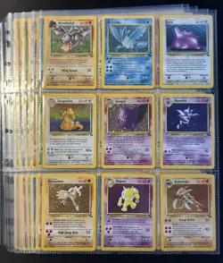 100% Complete Fossil Set 62/62 WOTC Vintage Pokemon Cards HOLO 1999 - Image 1