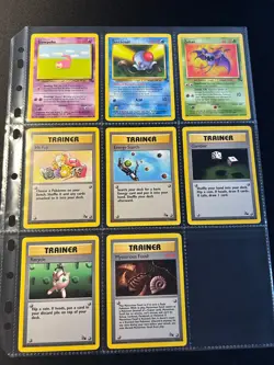 100% Complete Fossil Set 62/62 WOTC Vintage Pokemon Cards HOLO 1999 - Image 10