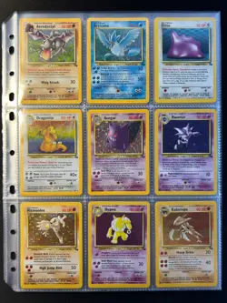 100% Complete Fossil Set 62/62 WOTC Vintage Pokemon Cards HOLO 1999 - Image 2