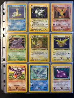 100% Complete Fossil Set 62/62 WOTC Vintage Pokemon Cards HOLO 1999 - Image 4