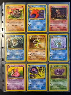 100% Complete Fossil Set 62/62 WOTC Vintage Pokemon Cards HOLO 1999 - Image 8