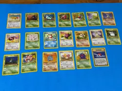1st Edition Pokemon Card Lot Of 20- Jungle -common & uncommon - LP - 1 - HP - Image 20