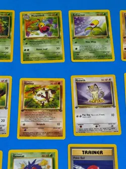 1st Edition Pokemon Card Lot Of 20- Jungle -common & uncommon - LP - 1 - HP - Image 4