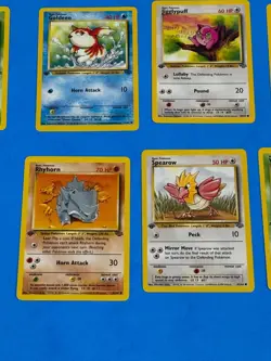 1st Edition Pokemon Card Lot Of 20- Jungle -common & uncommon - LP - 1 - HP - Image 7