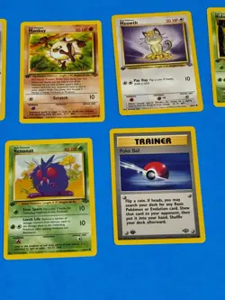 1st Edition Pokemon Card Lot Of 20- Jungle -common & uncommon - LP - 1 - HP - Image 8