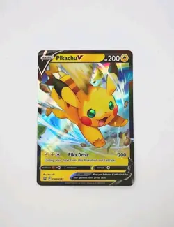Pikachu V SWSH285 Pokemon TCG Sword & Shield Holo Black Star Promo - Image 1