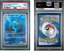 BLASTOISE EX 2023 POKEMON MEW EN-151 SPECIAL ILLUSTRATION RARE #200 PSA 9 - Image 2
