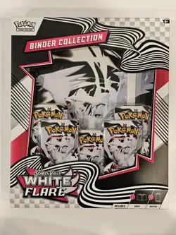 White Flare Binder Collection - Pokemon TCG - Sealed Mint Condition - Image 1