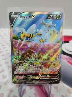 Pokémon TCG - Beedrill V 161/189 - Astral Radiance - Ultra Rare - NM/M - Image 1