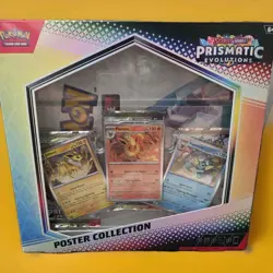 Scarlet & Violet Prismatic Evolutions Poster Collection Box Pokemon SEALED - Image 1