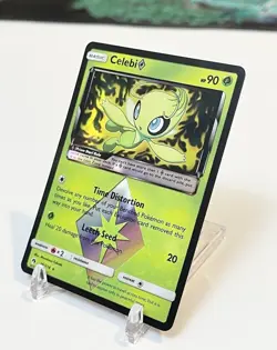 Celebi 19/214 Prism Star -Lost Thunder Ultra Rare Holo Pokemon Card- NM - Image 3