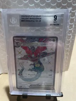 2024 Pokemon Scarlet and Violet Twilight Masquerade #200 Dragapult ex UR BECKET - Image 3