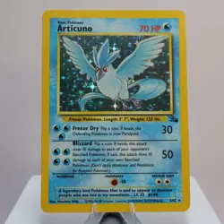 Pokemon TCG - Articuno 2/62 Fossil Holo Rare  WOTC 1999 - EXC - Image 5