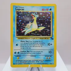 Pokemon TCG - Lapras 10/62 Fossil Holo Rare  WOTC 1999 - EXC/NM - Image 2