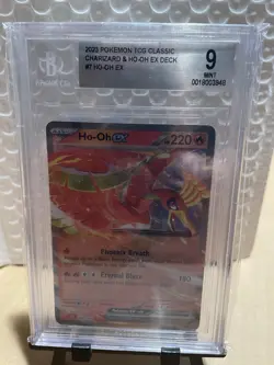 2023 Pokemon TCG Classic Charizard and Ho-Oh ex Deck #007 Ho-Oh eX BECKETT - Image 3