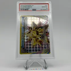 PSA 10 GEM MINT 2016 Pokemon XY Starmie Break Evolutions #32 - Image 6