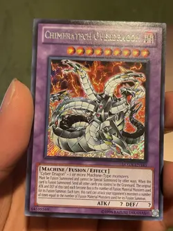Yugioh Chimeratech Overdragon LCGX-EN183 Secret Rare NM - Image 1