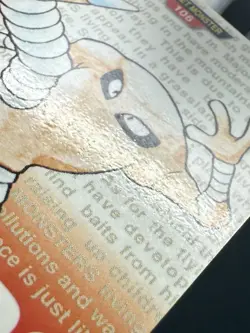 Hitmonlee Hitmonchan Red 106 107 Pokemon Card monsters collection Carddass 1996 - Image 4