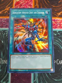 Yu-Gi-Oh! Dedication Through Light and Darkness IOC-EN095 Super Unlimited NM - Image 1