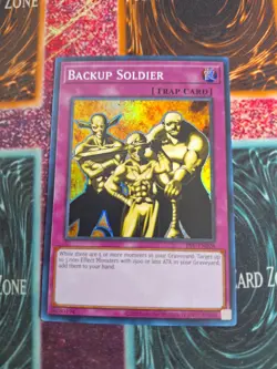 Yu-Gi-Oh! Backup Soldier PSV-EN028 Super Rare Unlimited Near Mint - Image 5