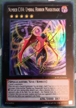 Number C104: Umbral Horror Masquerade  Super Rare UNLIMITED JOTL-EN056 LP - Image 1