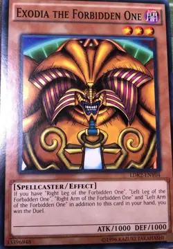 Exodia The Forbidden One LDK2-ENY04 Common YuGiOh TCG Card - Image 1