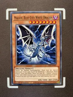 Malefic Blue-Eyes White Dragon - LDS2-EN005 - Common - 1st Edition Yugioh - Image 1