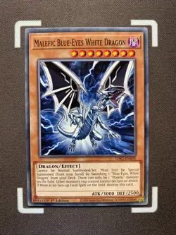 Malefic Blue-Eyes White Dragon - LDS2-EN005 - Common - 1st Edition Yugioh - Image 2