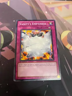 YUGIOH - VANITY'S EMPTINESS - COMMON - 1ST ED - STBL - LP - Image 1