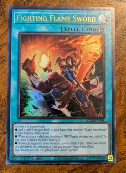 Fighting Flame Sword MZMI-EN008 1st Edition Near Mint Yu-Gi-Oh! - Image 2