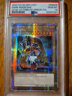 Yu-Gi-Oh! Dark Magician 25th Quarter Century Rare LC01-EN005 PSA 10 Gem Mint - Image 1
