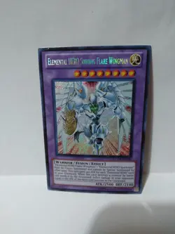 Elemental HERO Shining Flare Wingman LCGX-EN050 Yu-Gi-Oh Legendary Collection 2-Unlimited Edition Unlimited - Image 3