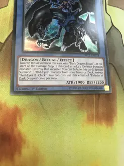 DRL2-EN018 Paladin Of Dark Dragon Secret Rare 1st Edition Yugioh Card Sleeved NM - Image 6