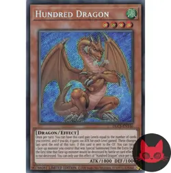 Yugioh Hundred Dragon DLCS-EN146 Secret Rare Limited Edition NM - Image 3