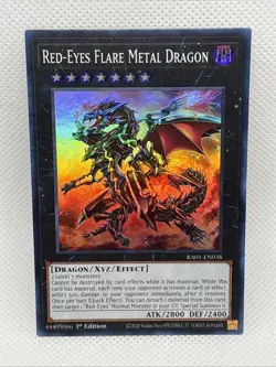 Yu-Gi-Oh! Red-Eyes Flare Metal Dragon [Ultra Rare] RA01-EN038 - Image 1
