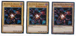 X3 Red-Eyes Black Dragon LC01-EN006 Yu-Gi-Oh! Legendary Collection - Image 1