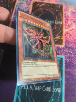 Yu-Gi-Oh! Slifer the Sky Dragon YGLD-ENG01 Limited Ultra Rare NM - Image 2