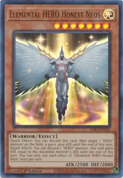 Yugioh! LP Elemental HERO Honest Neos - LDS3-EN102 - Ultra Rare - 1st Edition Li - Image 1